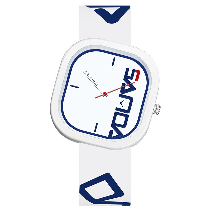 New Silicone Square Fashion Trend Waterproof Watch — изображение 4