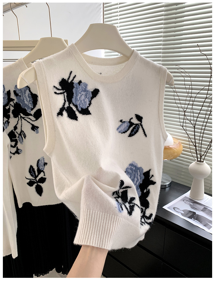 Women's Simple Casual Printed Sweater – Bild 5