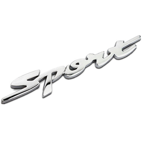Metallic Personality SPORTS TURBO Decorative Car Logo — изображение 4