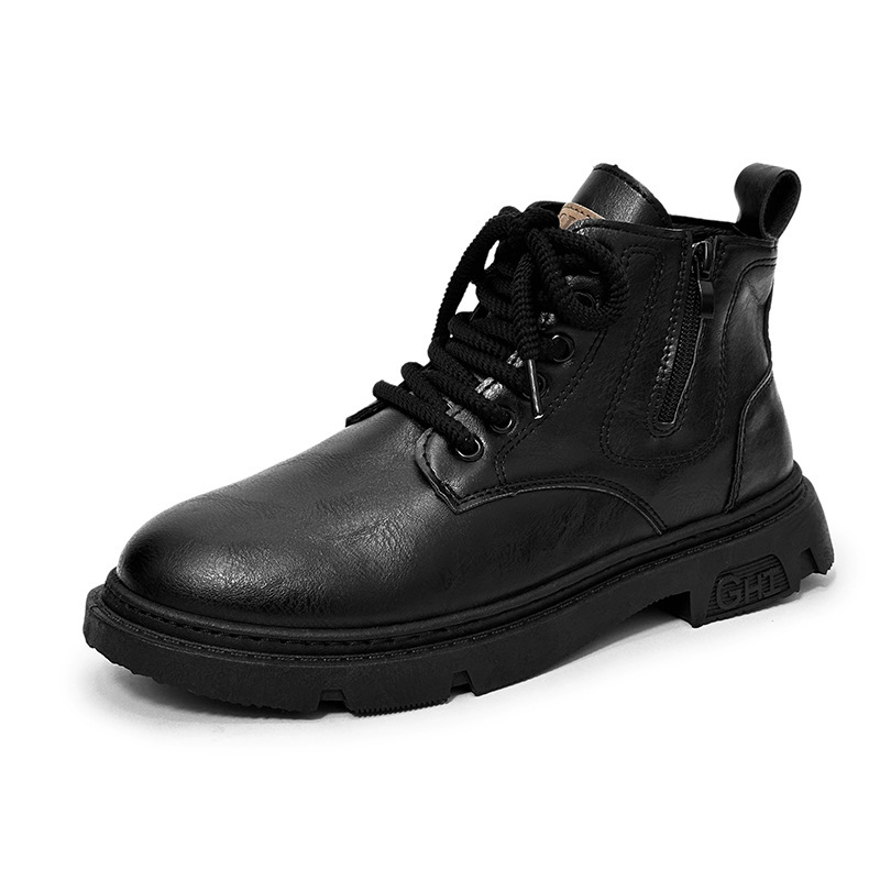 Men's Boots High-top New British Retro Workwear Trendy Casual – Bild 5