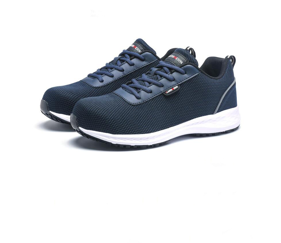 Men Steel Toe Work Safety Shoes Lightweight Breathable Reflective Casual Sneaker - Image 6