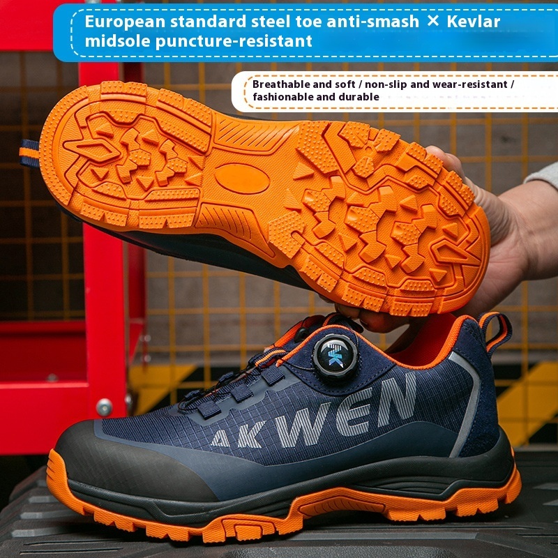 Men's Safety Shoes Anti-smashing And Anti-penetration Non-slip - Image 2