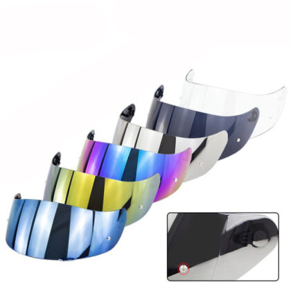 Motorcycle helmet lens