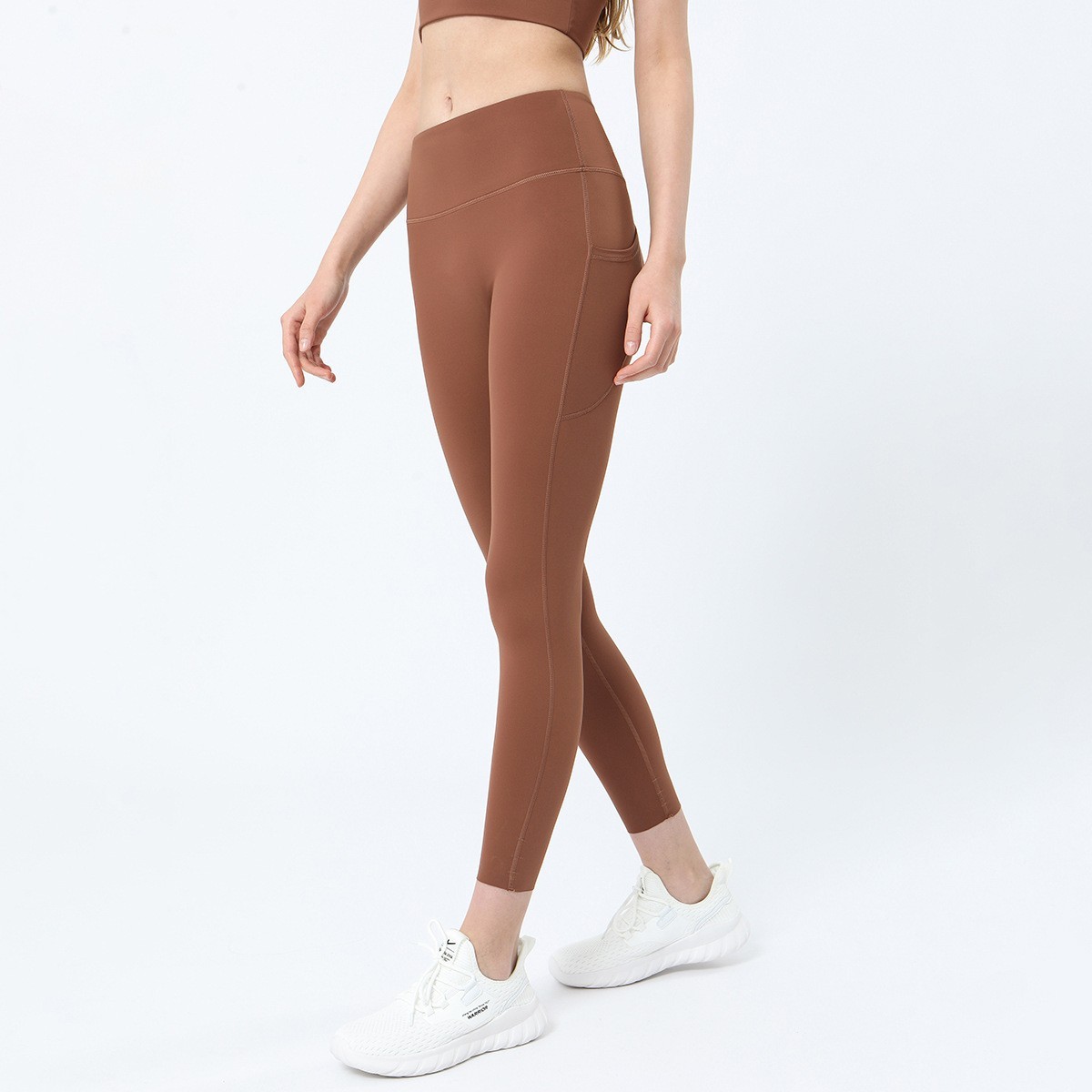 Women's Side Pockets Lycra Yoga Pants – Bild 5