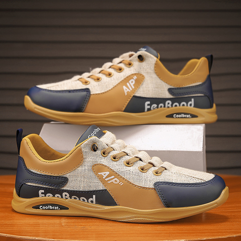 Spring And Summer Fashion No-tie Slip-on Men's Work Shoes — изображение 2