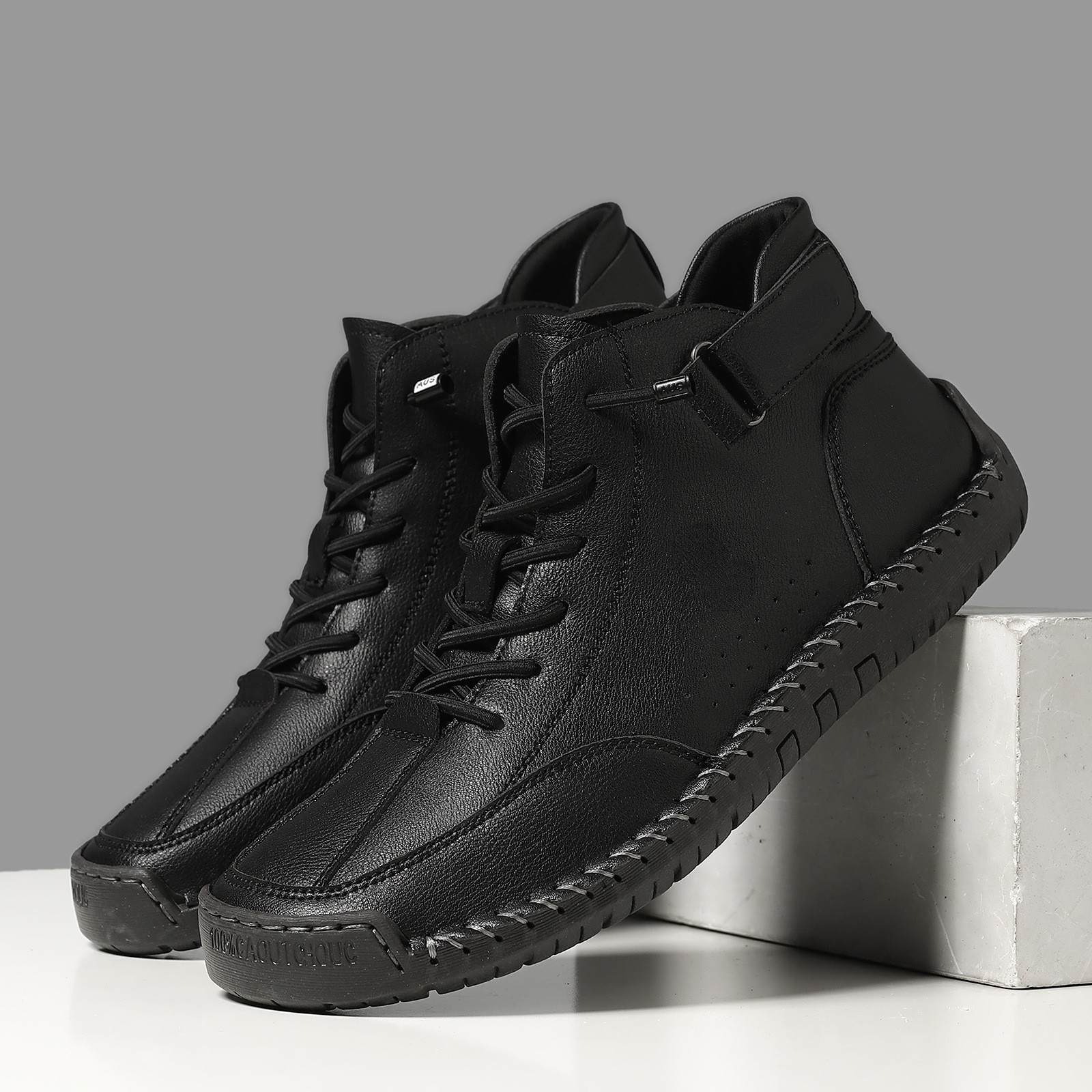 Handmade Stitching Martin Boots Spring High Top - Image 3