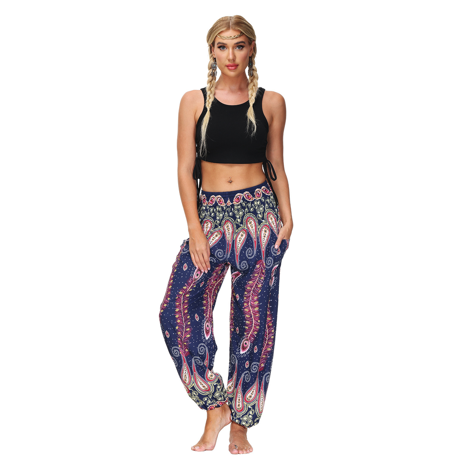 Women's Casual Loose Sports Yoga Pants - Image 4