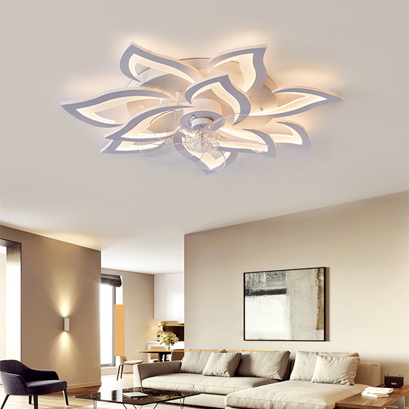 Modern Simple Living Room Light New Quiet Bedroom Ceiling Fan Light - Image 10