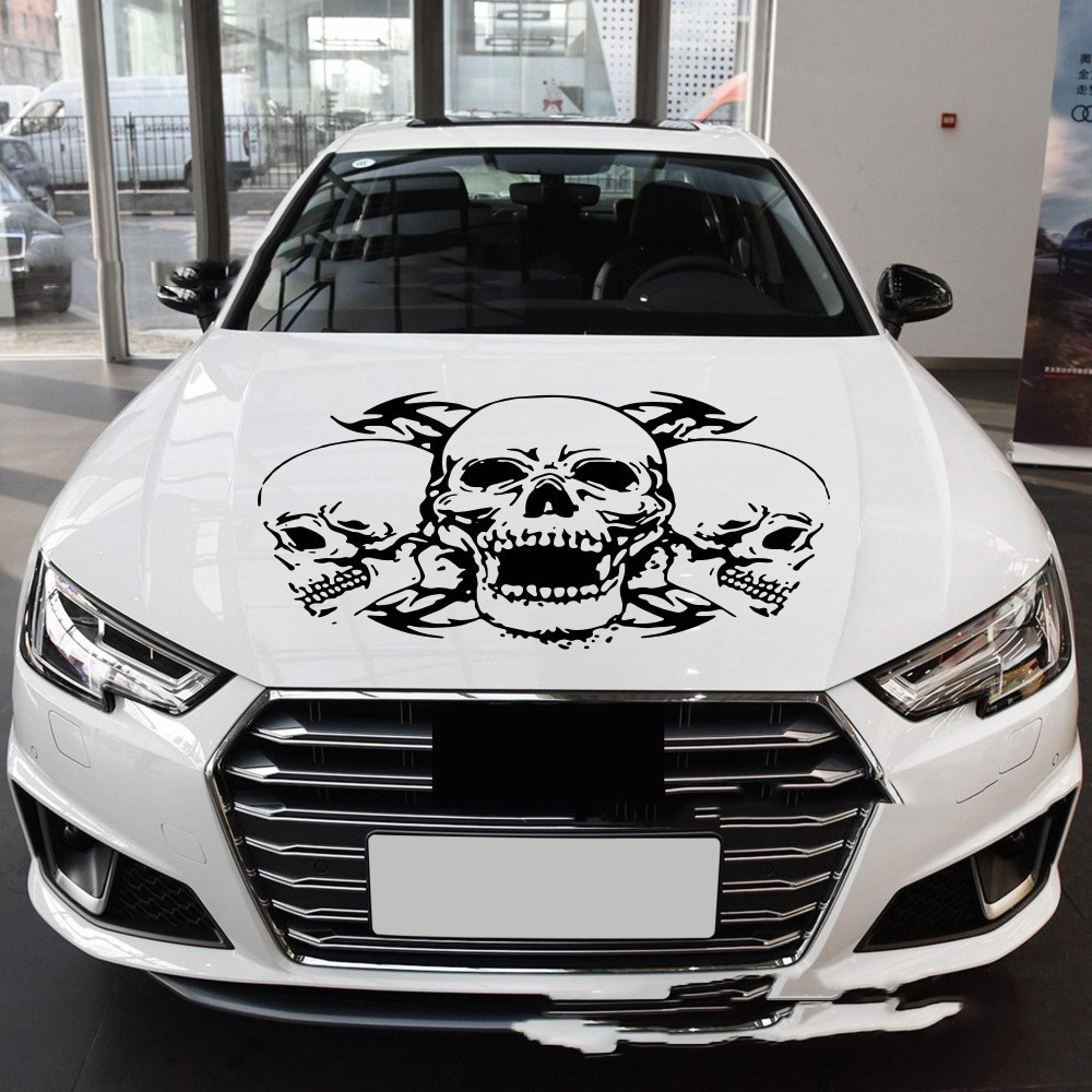 Three Skull Totem Body Decals For General Use