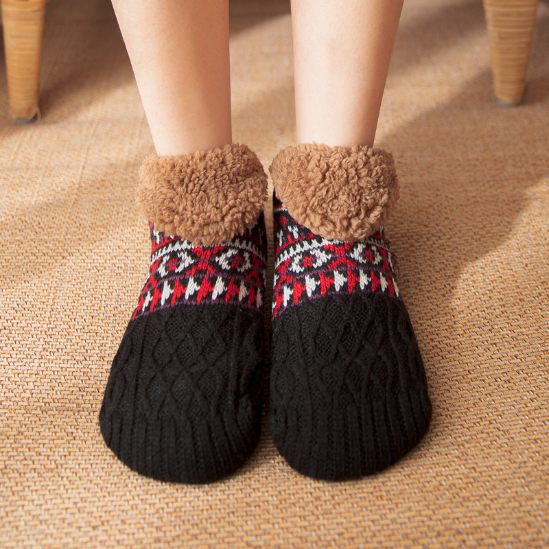 Indoor Home Floor Socks Fall And Winter Warm Non-slip Carpet Socks For Men And Women - Image 9