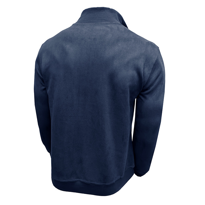 Men's Long-sleeved Zipped Stand Collar Sweater – Bild 3