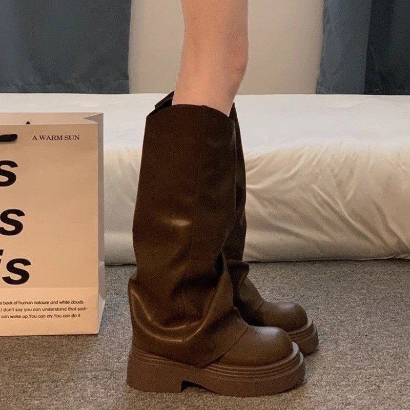 Women's Autumn New British Dress Autumn And Winter Boots Platform - Image 3