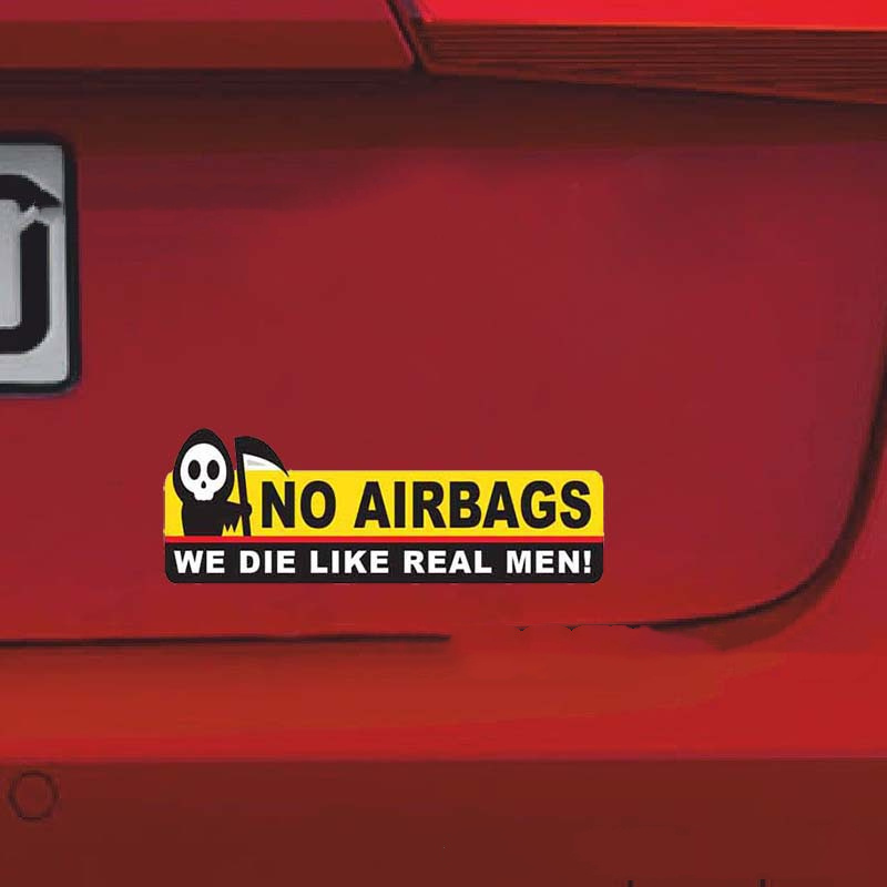 Be Careful Not To Use Safety Airbags And Skull Car Stickers — изображение 4