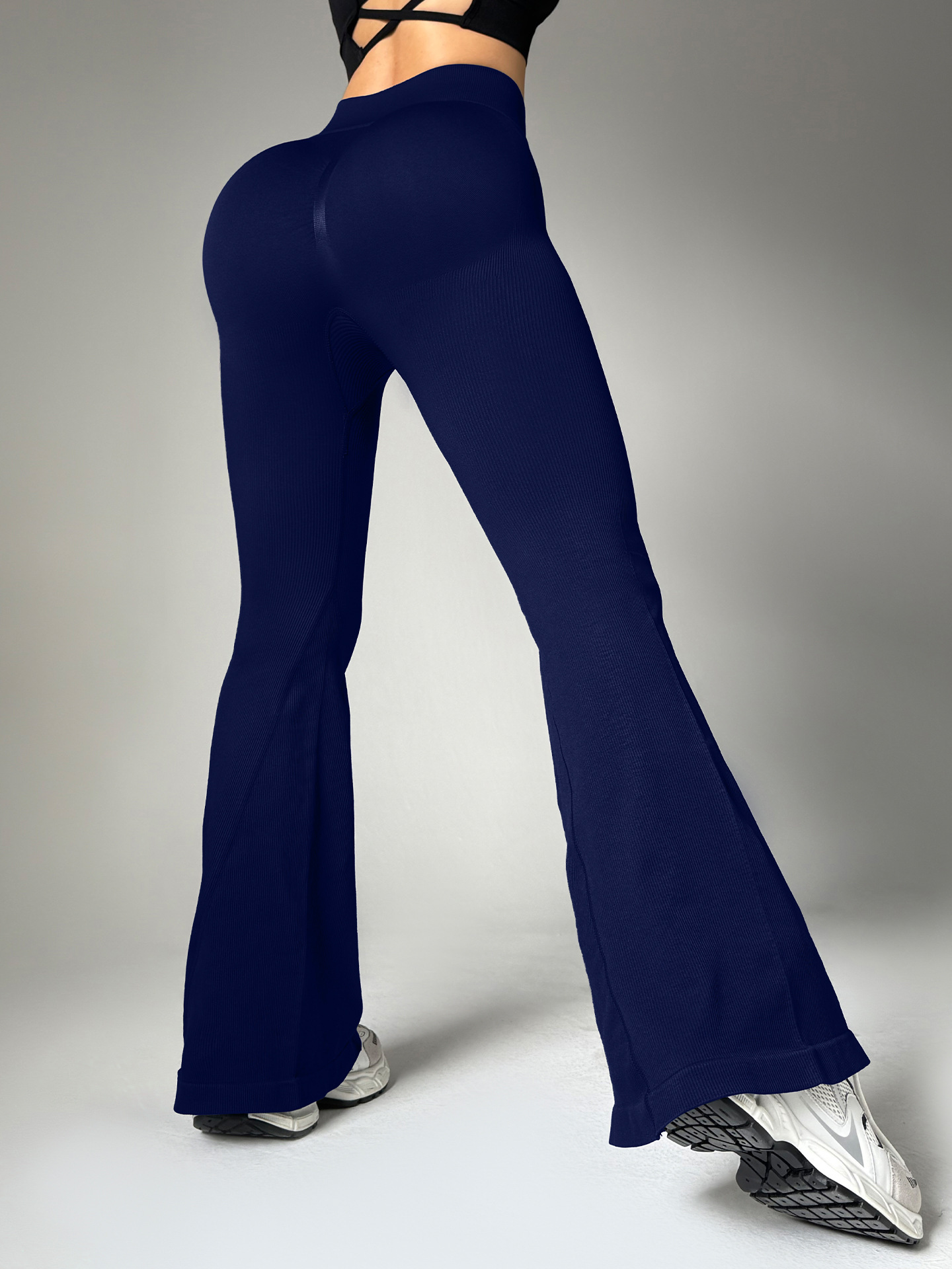 High Waist Flared Pants Women's Hip Lifting Casual Yoga Pants — изображение 6