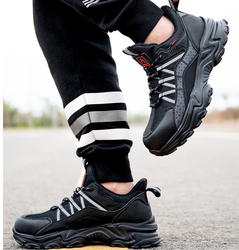 Lightweight And Breathable Fly Woven Work Shoes - Image 6