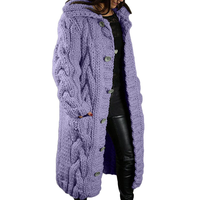 Women's Cardigan Plus Size Sweater Coat - Image 10
