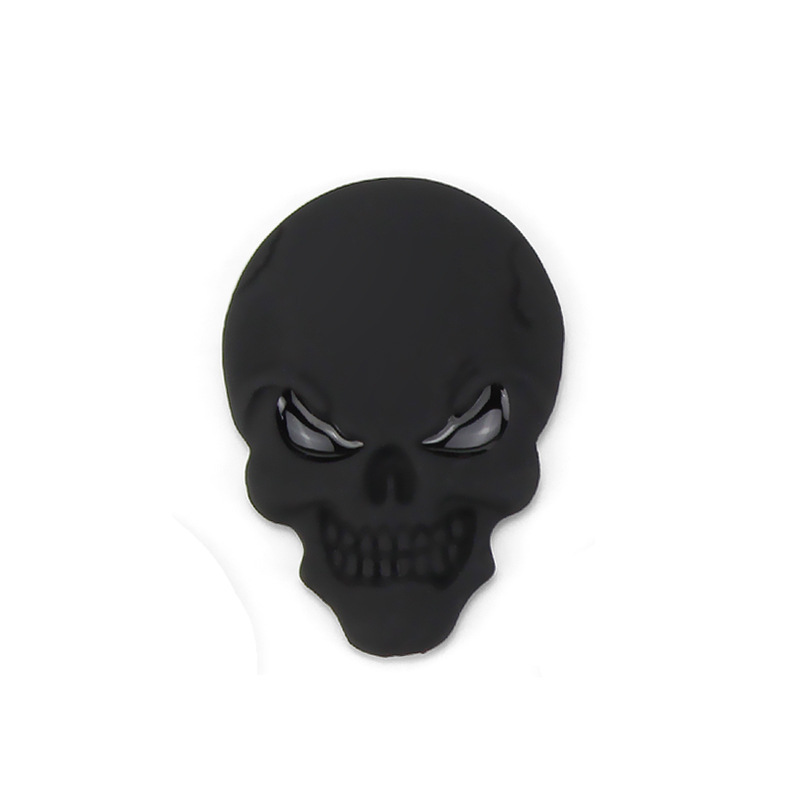 Car Metal Skull Sticker Body Sticker Red Eye Ghost Head – Bild 5