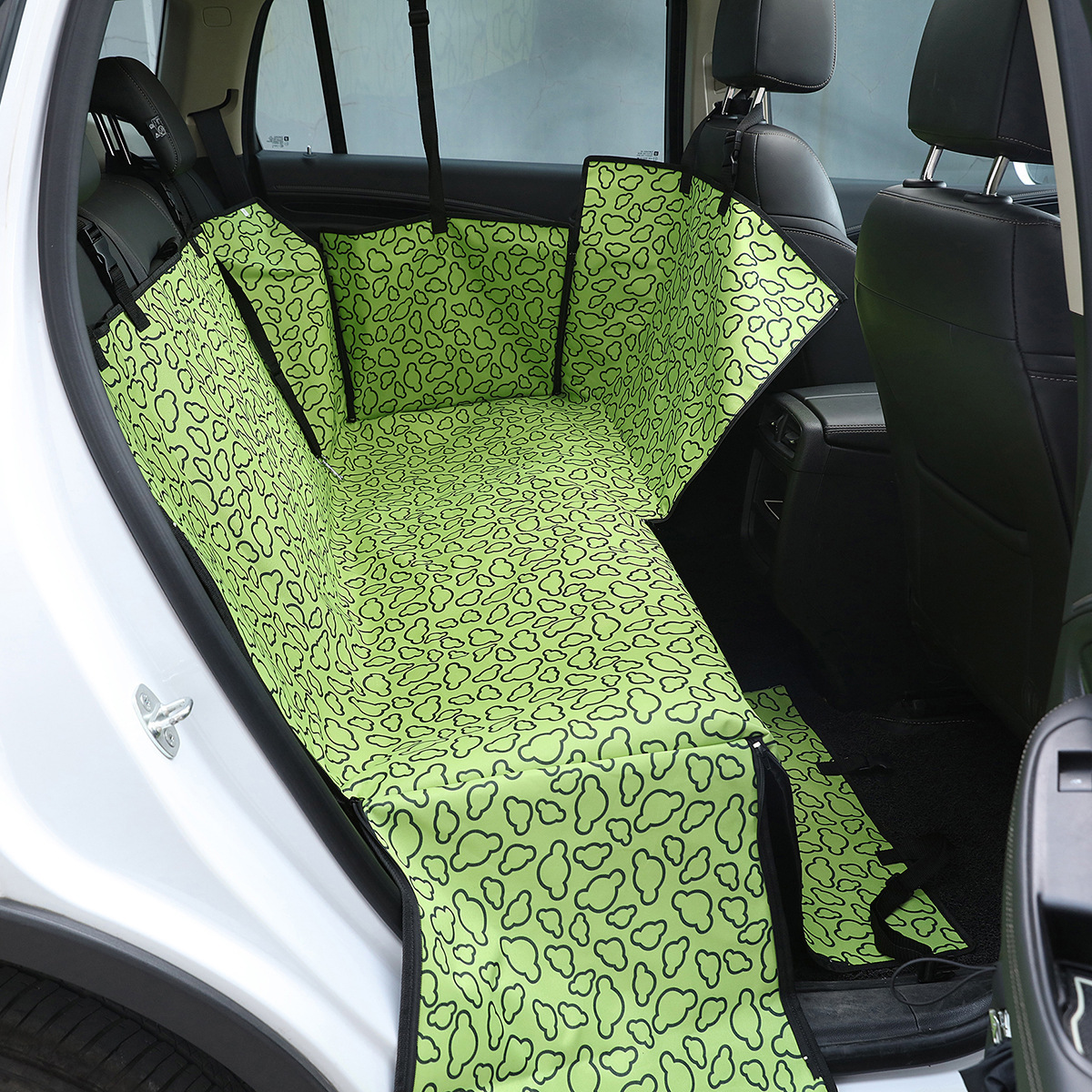 Printed Simple Rear Two-seater Car Mat For Pet Car - Image 10