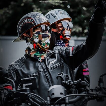 Motorcycle Helmet Retro Baseball Cap Helmet