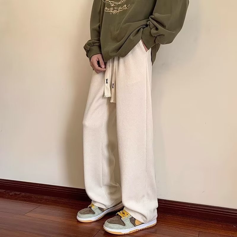 Corduroy Fleece Padded Pants Men's Pants Autumn And Winter - Image 8