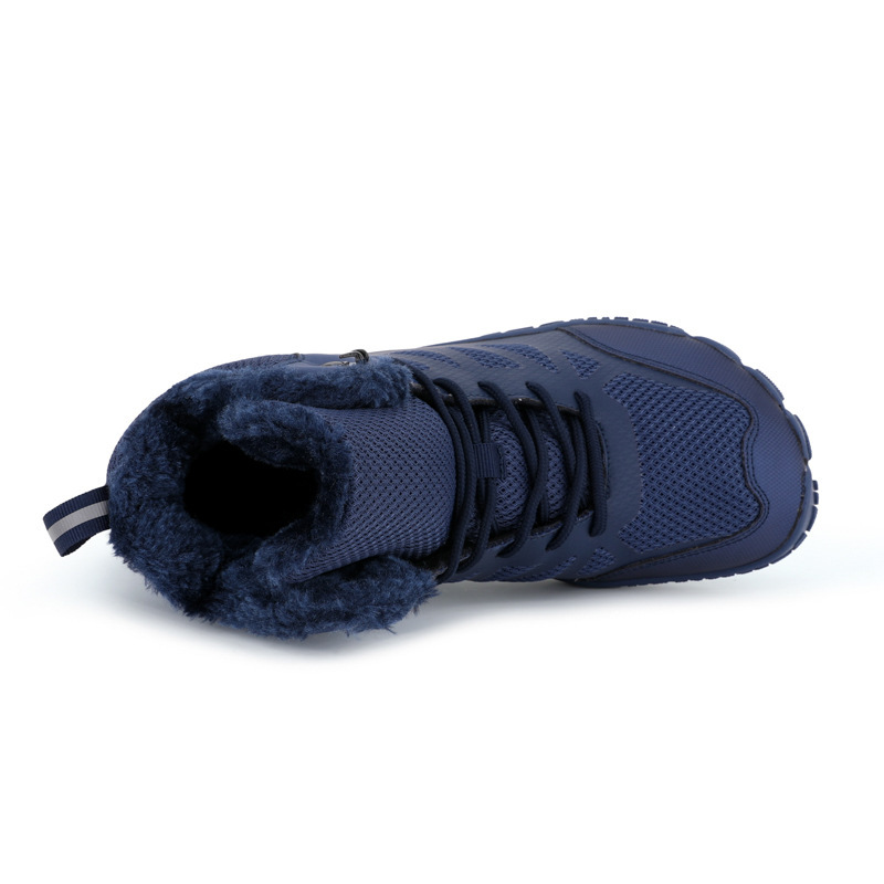 Outdoors Breathable Five-finger Couple Cotton-padded Shoes With Velvet Snow Boots - Image 5