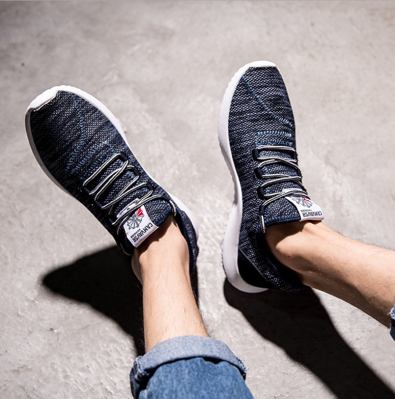 Foreign trade new sports shoes couple mesh fitness leisure light running shoes student travel shoes a generation - Image 9