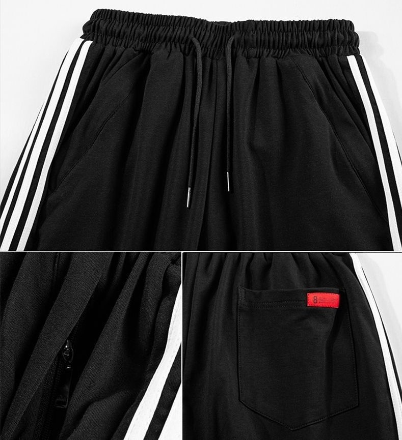 Men's Fashion Trends Harlan Three-Stripe Pants Casual Long Pants — изображение 9