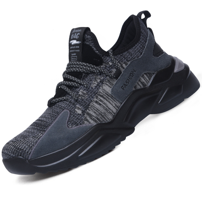 Full Black Lightweight Work Shoes - Image 3