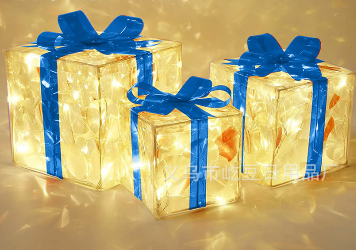 Luminous Christmas Gift Box, Laser Cat's Eye, Luminous Gift Box, Christmas - Image 5