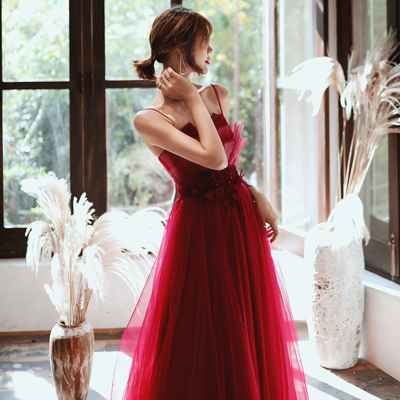 Can Wear Engagement Suspender Evening Dress For Women — изображение 4