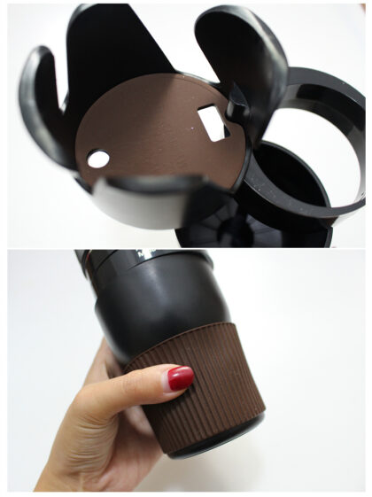 Automotive supplies multi - functional car rotating storage cup holder