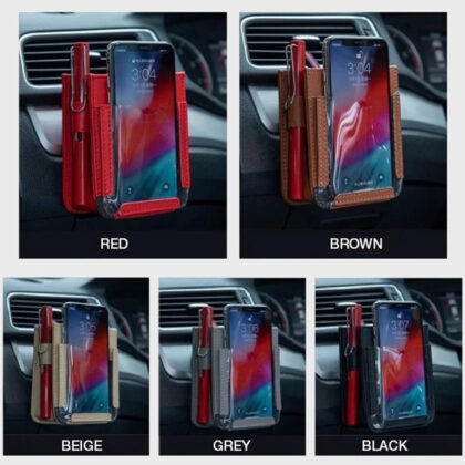 Multifunctional car phone storage bag in the car