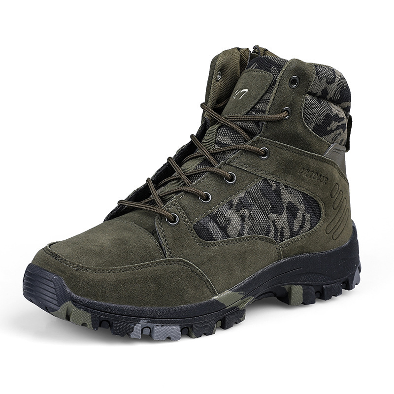 Outdoor Travel Men's High-top Hiking Shoes - Image 8