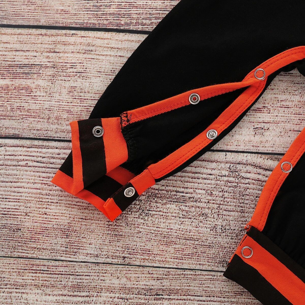 Long-sleeved Halloween Pumpkin Print Romper For Infants And Kids – Bild 5