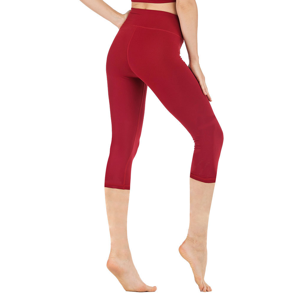 High Waist Slimming Yoga Cropped Pants - Image 7