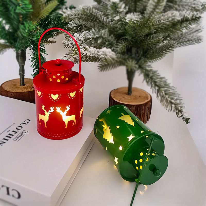 Christmas Candle Lights LED Small Lanterns Wind Lights Electronic Candles Nordic Style Creative Holiday Decoration Decorations — изображение 5