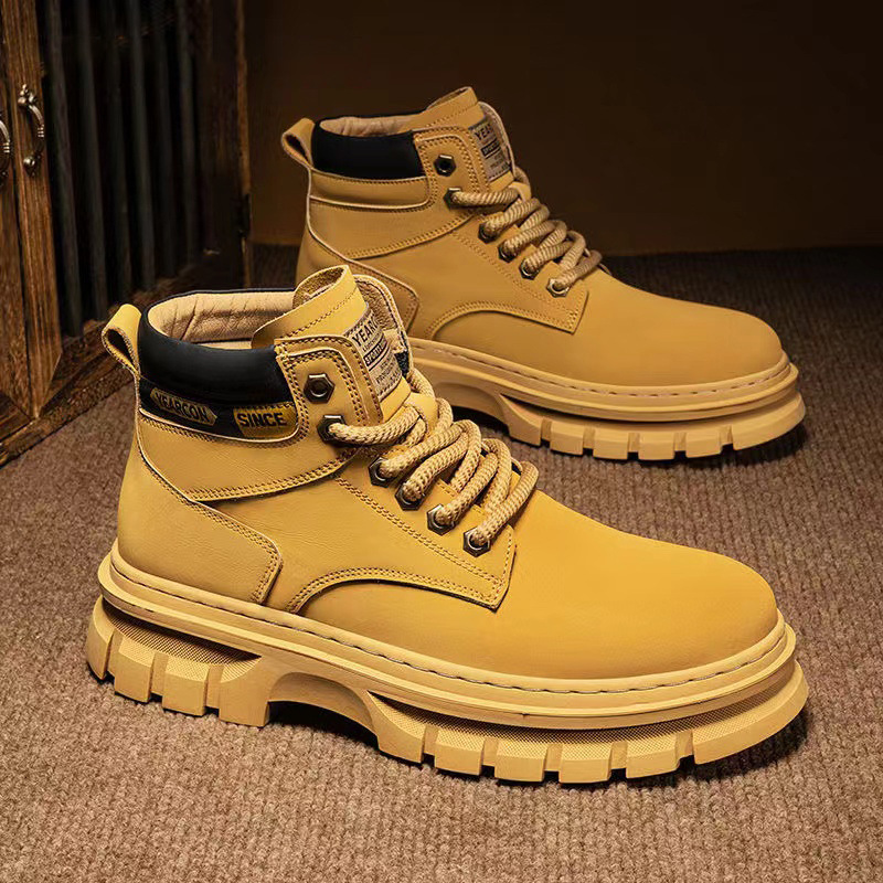 Martin Boots Men Trendy High Top British Working Wear — изображение 2