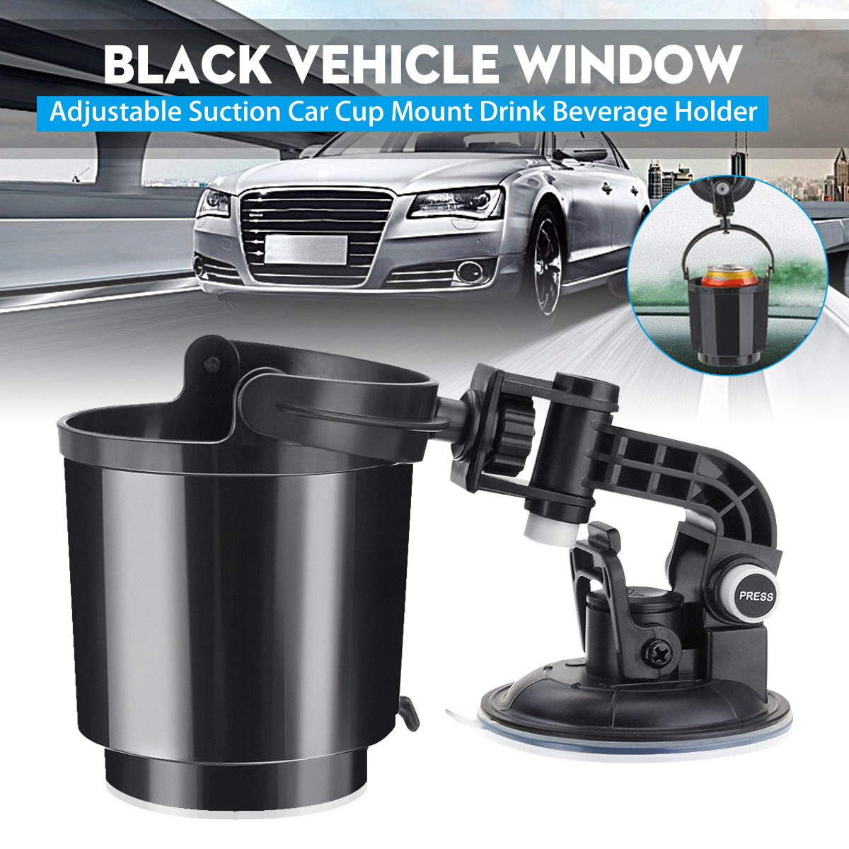 Adjustable Suction Cup Type Mobile Phone Holder Car Water Cup Holder – Bild 2