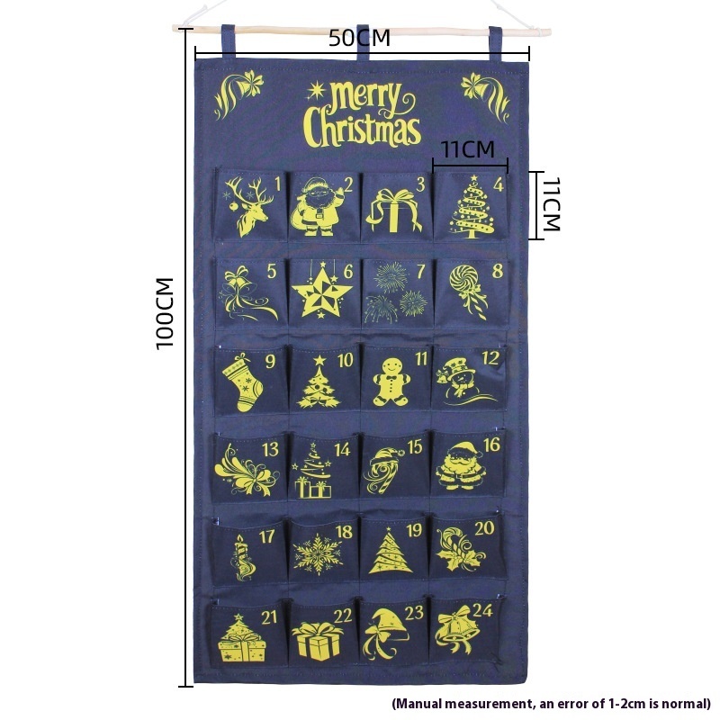 Christmas Hanging Wall Hanging Decoration Style Storage Bag Behind The Door - Image 5