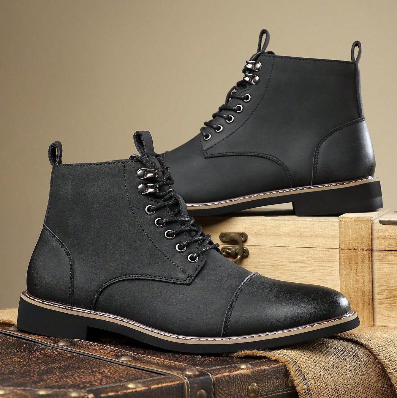 Fashion Business Casual Men's Martin Boots — изображение 5