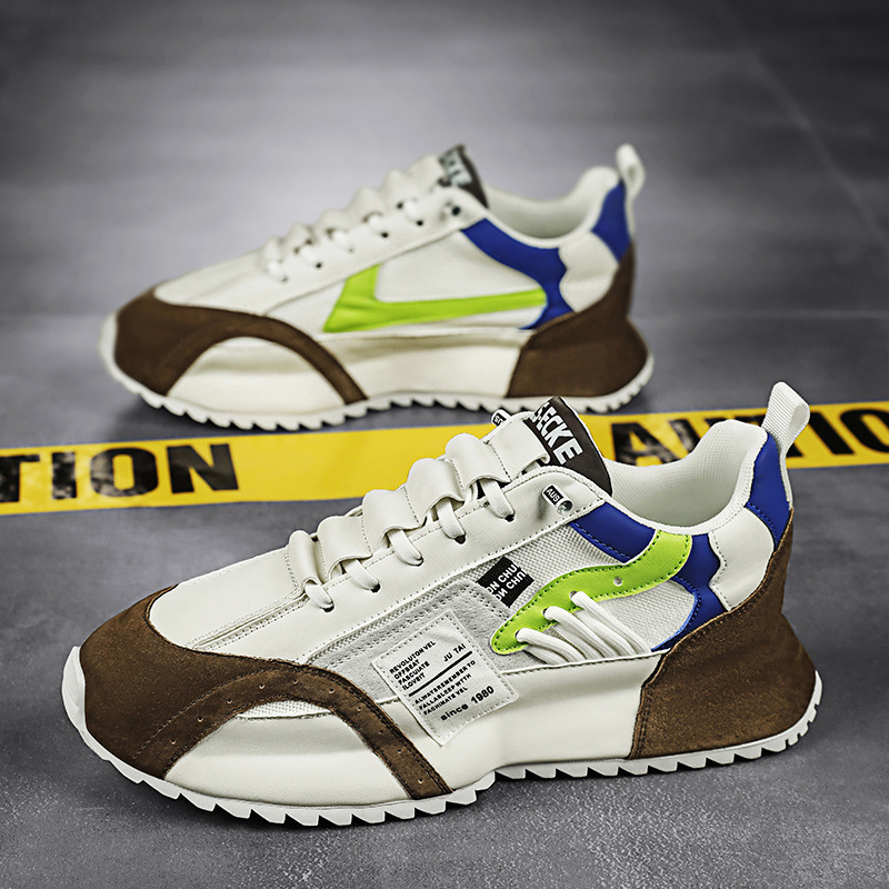 Breathable Casual Versatile Sneaker Men's Work Driving Work Platform Dad Shoes — изображение 2