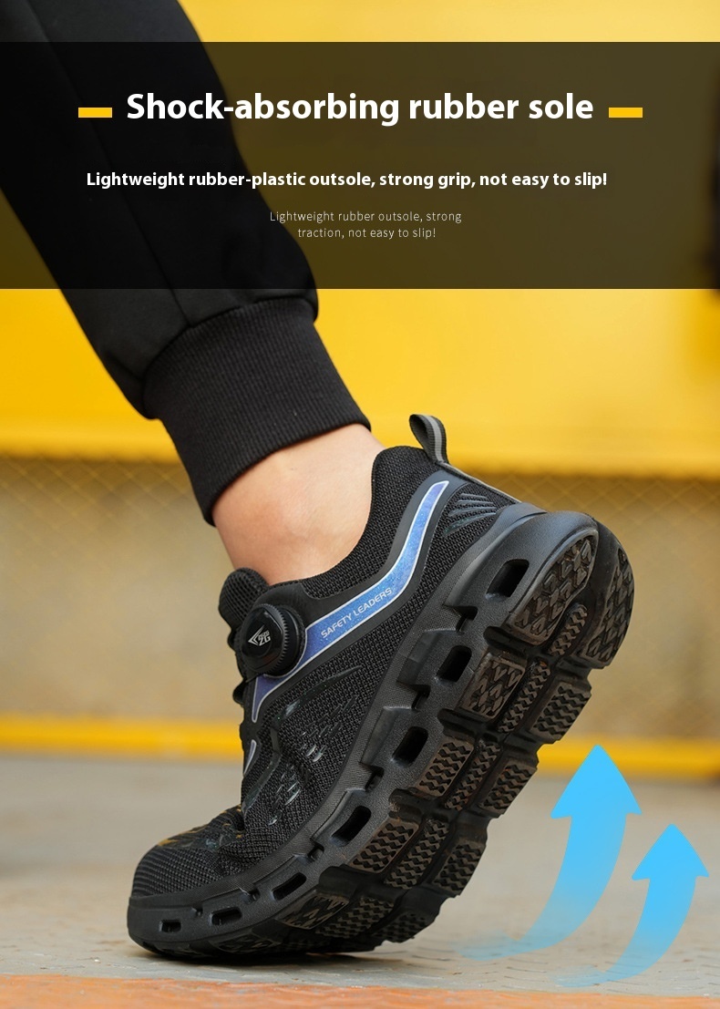 Anti-smashing Anti-penetration Steel Toe Breathable And Wearable Safety Shoes - Image 6