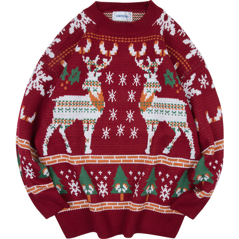 Christmas Sweater Men's Loose Pullover - Image 5