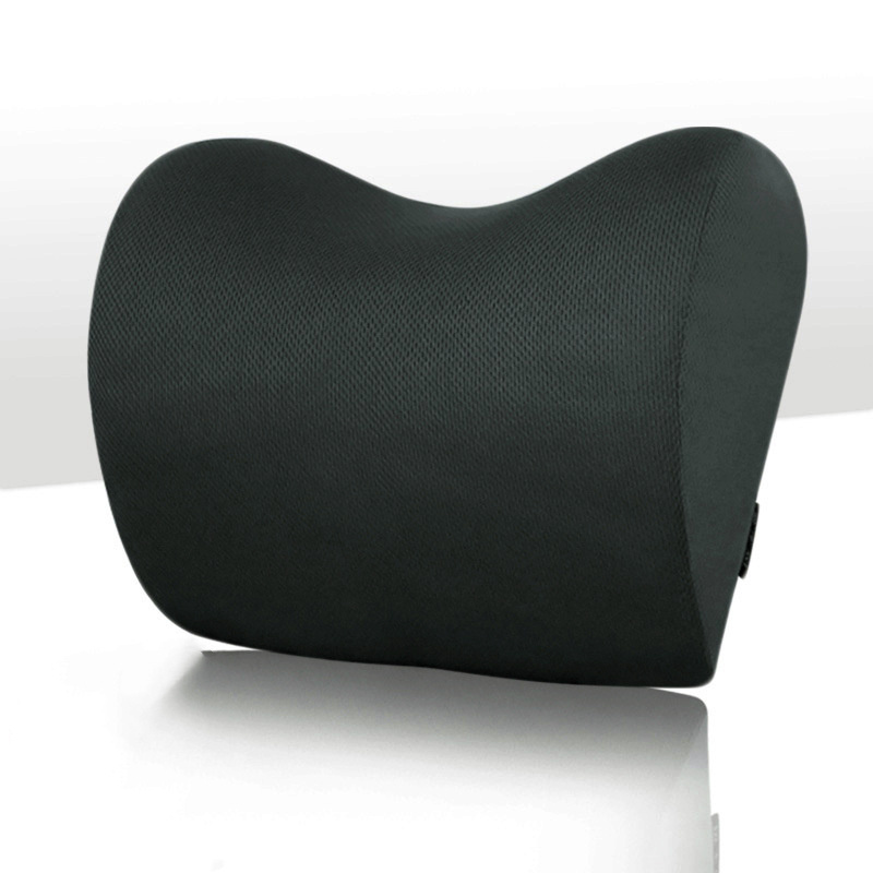 Car Headrest Neck Pillow For Seat Chair In Auto Memory Foam Cushion Fabric Cover Soft Head Rest Travel Support - Image 4