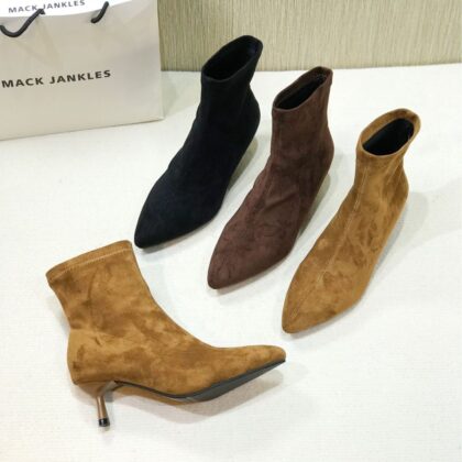 Small Ankle Boots Pointed Toe Fashion Boots Martin Boots