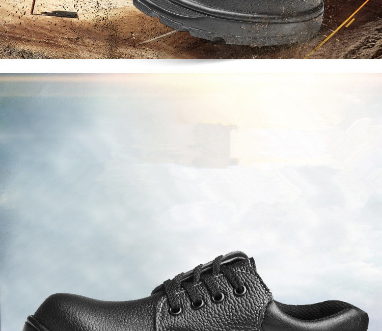 Anti-smashing and anti-piercing steel safety shoes - Image 2