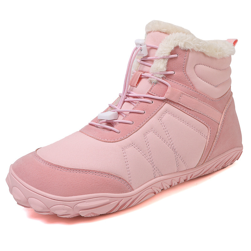 Outdoor Snow Boots Men's Platform Plus Waterproof Five-finger Hiking Shoes - Image 4