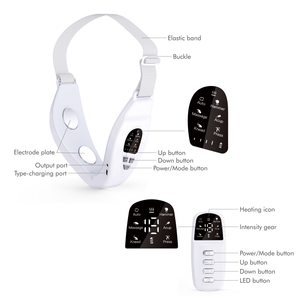 Remote Control Type Face Slimming Device Massage Beauty - Image 2