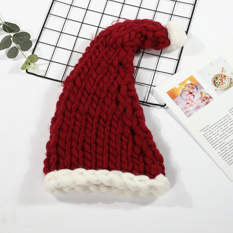 Christmas Plush Hat With Pompom Cute Winter Hat For Women Men Child — изображение 7