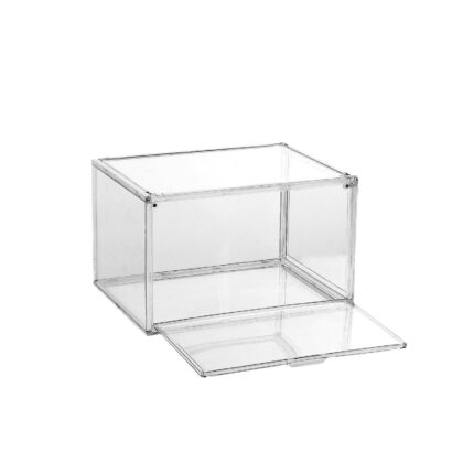 Large Transparent Shoe Box, Acrylic Shoe Box With Lid, Magnetic Side Door, Shoe Storage Box, Shoe Box